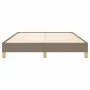 Taupe gray fabric bed frame 140x200 cm by vidaXL, Beds and slatted bases - Ref: Foro24-346822, Price: 100,73 €, Discount: %