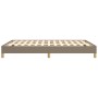Taupe gray fabric bed frame 140x200 cm by vidaXL, Beds and slatted bases - Ref: Foro24-346822, Price: 102,72 €, Discount: %