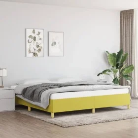 Green fabric bed frame 200x200 cm by vidaXL, Beds and slatted bases - Ref: Foro24-347196, Price: 111,70 €, Discount: %