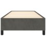 Estructura de cama de terciopelo gris oscuro 90x190 cm de vidaXL, Camas y somieres - Ref: Foro24-347295, Precio: 96,74 €, Des...