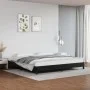 Estructura de cama de cuero sintético negro 200x200 cm de vidaXL, Camas y somieres - Ref: Foro24-346922, Precio: 115,11 €, De...
