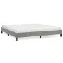 Estructura de cama de terciopelo gris claro 160x200 cm de vidaXL, Camas y somieres - Ref: Foro24-346982, Precio: 144,82 €, De...