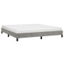 Estructura de cama de terciopelo gris claro 160x200 cm de vidaXL, Camas y somieres - Ref: Foro24-346982, Precio: 104,47 €, De...