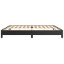 Black synthetic leather bed frame 200x200 cm by vidaXL, Beds and slatted bases - Ref: Foro24-346922, Price: 116,92 €, Discoun...