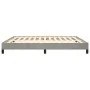 Estructura de cama de terciopelo gris claro 160x200 cm de vidaXL, Camas y somieres - Ref: Foro24-346982, Precio: 144,82 €, De...