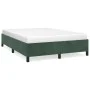 Green velvet bed frame 140x200 cm by vidaXL, Beds and slatted bases - Ref: Foro24-347327, Price: 119,84 €, Discount: %