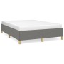 Dark gray fabric bed frame 140x190 cm by vidaXL, Beds and slatted bases - Ref: Foro24-347158, Price: 114,76 €, Discount: %