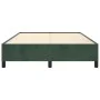 Estructura de cama de terciopelo verde 140x200 cm de vidaXL, Camas y somieres - Ref: Foro24-347327, Precio: 119,84 €, Descuen...