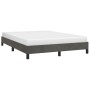 Estructura de cama de terciopelo gris oscuro 140x190 cm de vidaXL, Camas y somieres - Ref: Foro24-346971, Precio: 98,48 €, De...