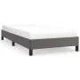 Gray synthetic leather bed frame 80x200 cm by vidaXL, Beds and slatted bases - Ref: Foro24-346872, Price: 76,44 €, Discount: %