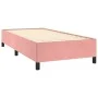 Estructura de cama de terciopelo rosa 80x200 cm de vidaXL, Camas y somieres - Ref: Foro24-347293, Precio: 94,05 €, Descuento: %