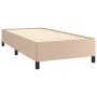 Estructura de cama cuero sintético color capuchino 90x190 cm de vidaXL, Camas y somieres - Ref: Foro24-347226, Precio: 104,30...