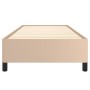 Estructura de cama cuero sintético color capuchino 90x190 cm de vidaXL, Camas y somieres - Ref: Foro24-347226, Precio: 104,30...