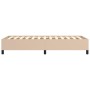 Estructura de cama cuero sintético color capuchino 90x190 cm de vidaXL, Camas y somieres - Ref: Foro24-347226, Precio: 104,30...