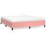 Pink velvet bed frame 180x200 cm by vidaXL, Beds and slatted bases - Ref: Foro24-347341, Price: 114,89 €, Discount: %