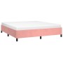 Pink velvet bed frame 180x200 cm by vidaXL, Beds and slatted bases - Ref: Foro24-347341, Price: 114,89 €, Discount: %
