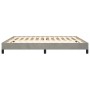 Light gray velvet bed frame 180x200 cm by vidaXL, Beds and slatted bases - Ref: Foro24-346988, Price: 118,89 €, Discount: %