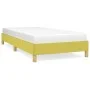 Estructura de cama de tela verde 100x200 cm de vidaXL, Camas y somieres - Ref: Foro24-346801, Precio: 62,29 €, Descuento: %