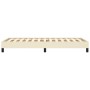Cream synthetic leather bed frame 90x200 cm by vidaXL, Beds and slatted bases - Ref: Foro24-346882, Price: 77,21 €, Discount: %