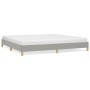 Light gray fabric bed frame 200x200 cm by vidaXL, Beds and slatted bases - Ref: Foro24-346842, Price: 105,83 €, Discount: %