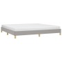 Light gray fabric bed frame 200x200 cm by vidaXL, Beds and slatted bases - Ref: Foro24-346842, Price: 105,83 €, Discount: %