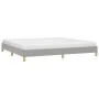 Light gray fabric bed frame 200x200 cm by vidaXL, Beds and slatted bases - Ref: Foro24-346842, Price: 103,89 €, Discount: %