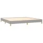 Light gray fabric bed frame 200x200 cm by vidaXL, Beds and slatted bases - Ref: Foro24-346842, Price: 103,89 €, Discount: %