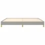 Light gray fabric bed frame 200x200 cm by vidaXL, Beds and slatted bases - Ref: Foro24-346842, Price: 103,89 €, Discount: %