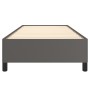 Estructura de cama cuero sintético gris 90x190 cm de vidaXL, Camas y somieres - Ref: Foro24-347225, Precio: 96,58 €, Descuent...