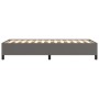 Estructura de cama cuero sintético gris 90x190 cm de vidaXL, Camas y somieres - Ref: Foro24-347225, Precio: 96,58 €, Descuent...
