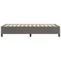 Gray synthetic leather bed frame 90x190 cm by vidaXL, Beds and slatted bases - Ref: Foro24-347225, Price: 95,11 €, Discount: %
