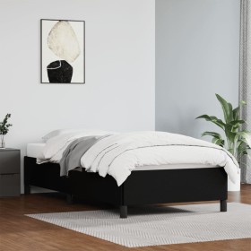 Estructura de cama cuero sintético negro 80x200 cm de vidaXL, Camas y somieres - Ref: Foro24-347215, Precio: 71,77 €, Descuen...