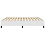Estructura de cama de cuero sintético blanco 180x200 cm de vidaXL, Camas y somieres - Ref: Foro24-347264, Precio: 139,48 €, D...