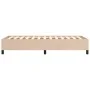 Estructura de cama de cuero sintético capuchino 100x200 cm de vidaXL, Camas y somieres - Ref: Foro24-347238, Precio: 74,56 €,...