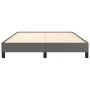 Gray synthetic leather bed frame 140x190 cm by vidaXL, Beds and slatted bases - Ref: Foro24-346902, Price: 103,93 €, Discount: %