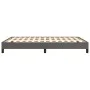 Gray synthetic leather bed frame 140x190 cm by vidaXL, Beds and slatted bases - Ref: Foro24-346902, Price: 103,93 €, Discount: %
