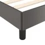 Gray synthetic leather bed frame 140x190 cm by vidaXL, Beds and slatted bases - Ref: Foro24-346902, Price: 103,93 €, Discount: %