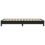 Black synthetic leather bed frame 90x190 cm by vidaXL, Beds and slatted bases - Ref: Foro24-346874, Price: 87,64 €, Discount: %