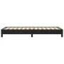 Black synthetic leather bed frame 90x190 cm by vidaXL, Beds and slatted bases - Ref: Foro24-346874, Price: 88,03 €, Discount: %