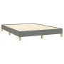 Dark gray fabric bed frame 140x190 cm by vidaXL, Beds and slatted bases - Ref: Foro24-346811, Price: 125,34 €, Discount: %
