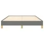Dark gray fabric bed frame 140x190 cm by vidaXL, Beds and slatted bases - Ref: Foro24-346811, Price: 125,34 €, Discount: %