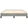 Light gray velvet bed frame 140x200 cm by vidaXL, Beds and slatted bases - Ref: Foro24-346976, Price: 112,52 €, Discount: %