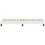 Bettgestell aus weißem Kunstleder, 90 x 190 cm von vidaXL, Betten und Lattenroste - Ref: Foro24-346875, Preis: 92,01 €, Rabat...