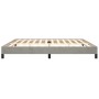 Estructura de cama de terciopelo gris claro 180x200 cm de vidaXL, Camas y somieres - Ref: Foro24-346994, Precio: 123,13 €, De...