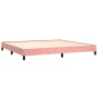 Estructura de cama de terciopelo rosa 200x200 cm de vidaXL, Camas y somieres - Ref: Foro24-346999, Precio: 108,23 €, Descuent...