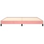 Estructura de cama de terciopelo rosa 200x200 cm de vidaXL, Camas y somieres - Ref: Foro24-346999, Precio: 108,23 €, Descuent...