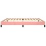 Estructura de cama de terciopelo rosa 200x200 cm de vidaXL, Camas y somieres - Ref: Foro24-346999, Precio: 108,23 €, Descuent...
