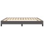 Gray synthetic leather bed frame 200x200 cm by vidaXL, Beds and slatted bases - Ref: Foro24-346920, Price: 114,89 €, Discount: %