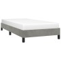 Hellgrauer Samtbettrahmen 100x200 cm von vidaXL, Betten und Lattenroste - Ref: Foro24-346958, Preis: 95,97 €, Rabatt: %