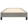 Light gray velvet bed frame 100x200 cm by vidaXL, Beds and slatted bases - Ref: Foro24-346958, Price: 95,80 €, Discount: %